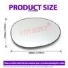 Stplrgecp Passenger Side Driver Side Left or Right Door Side Wing Mirror Glass Lens for Citroën C1 Peugeot 107 Toyota Aygo 05-14