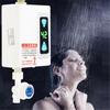 3800W Bathroom Electric Water Heater Hot Shower Temperature Display Instant Hot Water Tankless Instant Water Heater 220V