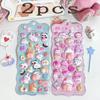 Kawaii Cartoon Soft Cute Little Rabbit 3D Pinching Relaxing Butt Stickers Cute Diy Mobile Book Decoration Stickers Festival Gift