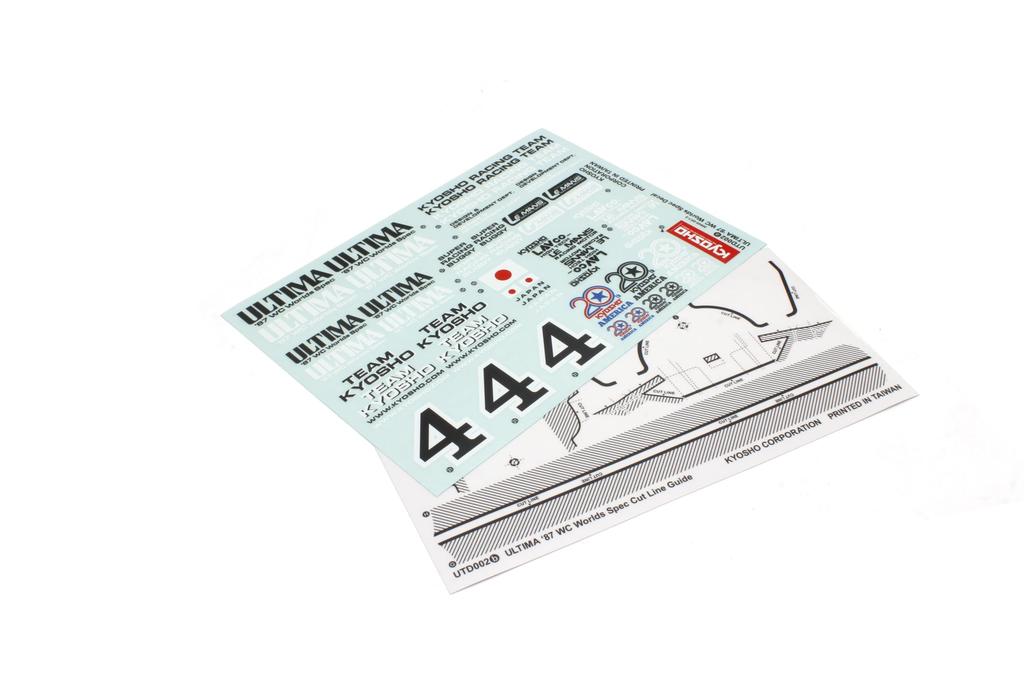 Kyosho Decal Set Radio Control Parts UTD002 (Ultima 87WC)