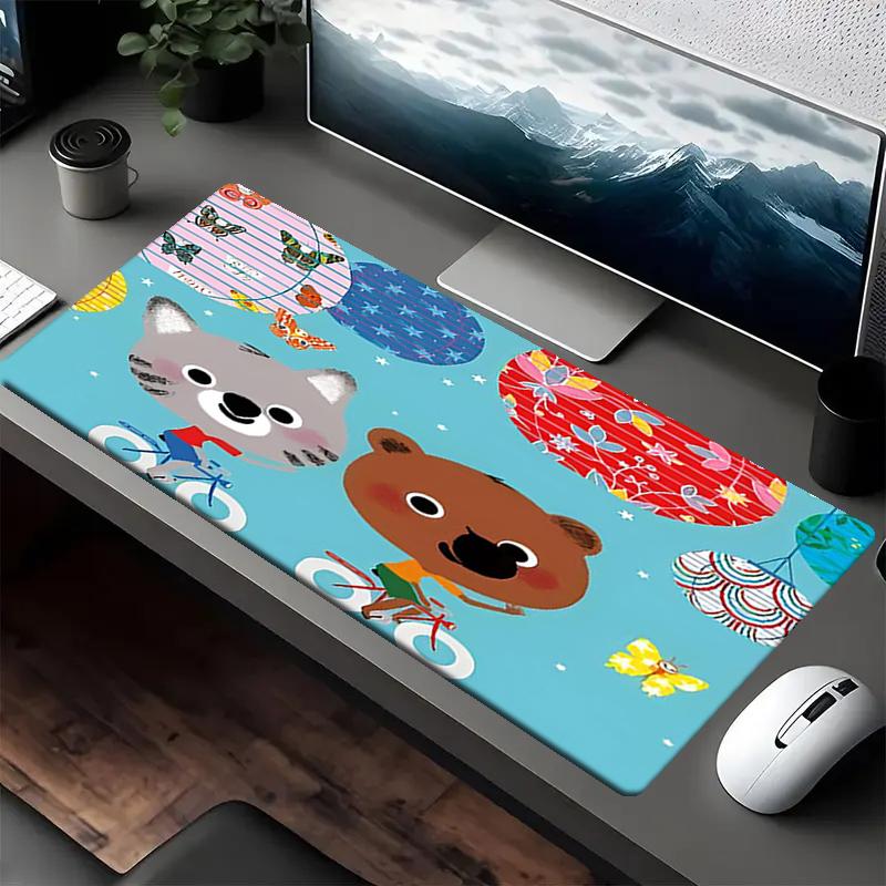 Mouk Theme Mouse Pad, Non Slip Rubber Base, Multifunctional Office & Home Decor, Perfect for Workspace Personalization.