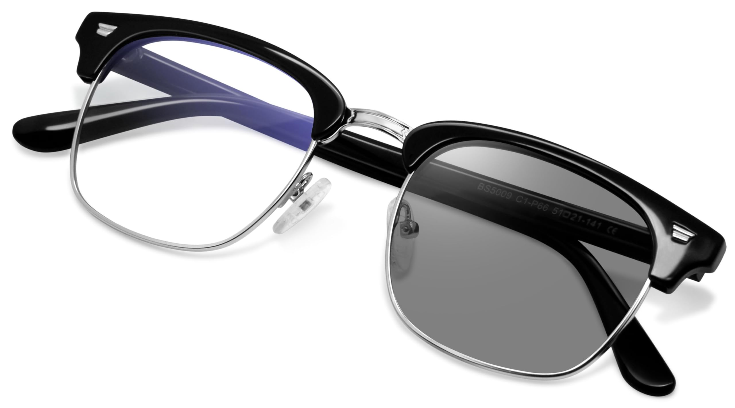 

Blue Light Color Changing For Ultra UV Fashion Color Stylish [KANASTAL] Blocking, Photochromic, Glasses, Sunglasses, Computers, Lightweight, TR90,