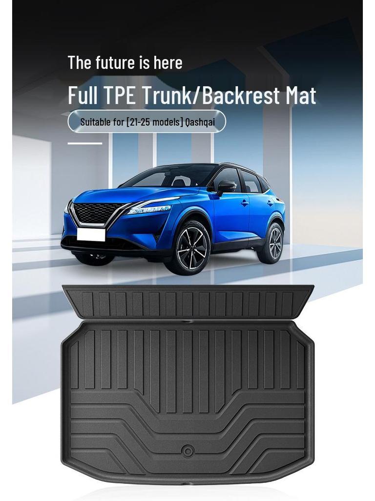 Nissan Qashqai 2021-2025 TPE Trunk & Backrest Mat Set