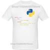 Motivational Python programming T Shirt Loose Causal Fashion Geek C++ Graphic Tshirts Summer Euro Sized Coder Computer Tee