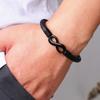 Bangles Men Bracelet Stainless Steel Braided Bracelets Classic NO.8 Bracelet  Jewelry Gifts