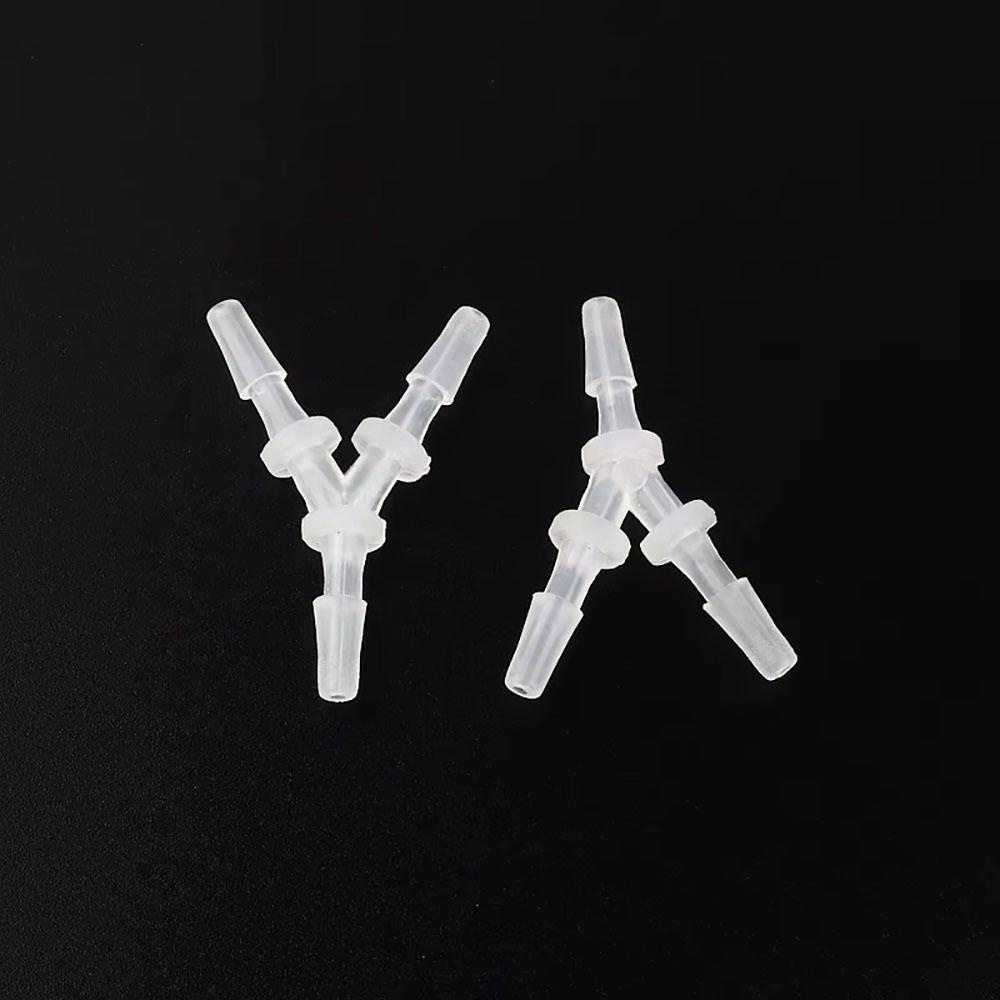 10Pcs Plastic 3 Way Connector PP PE Hose Fittings for Aquarium Fish Tank Fittings