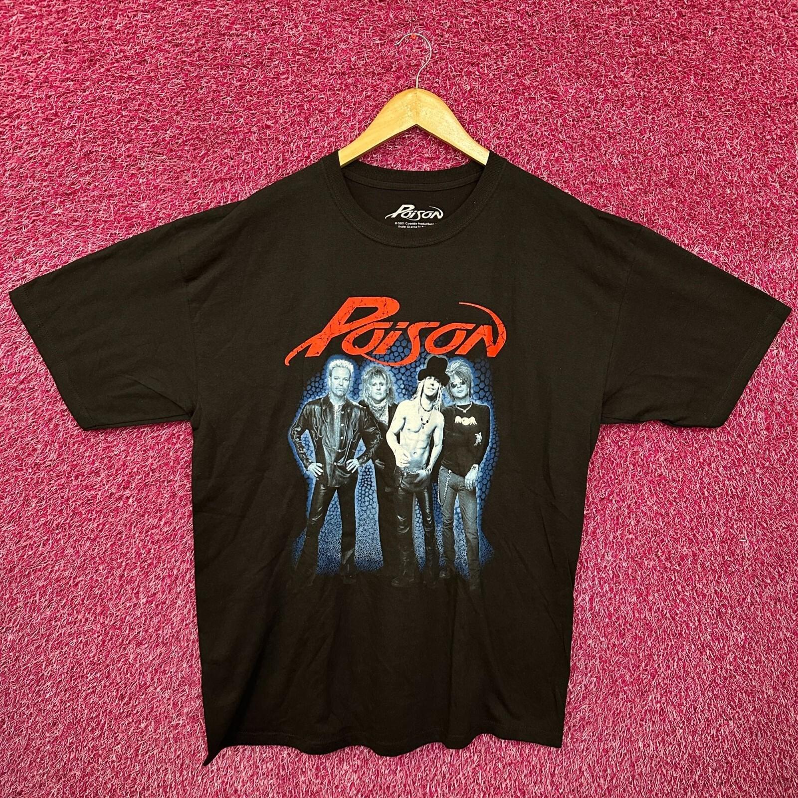 Poison Power to the People Poster Heavy Metal Band Tee XL XXL