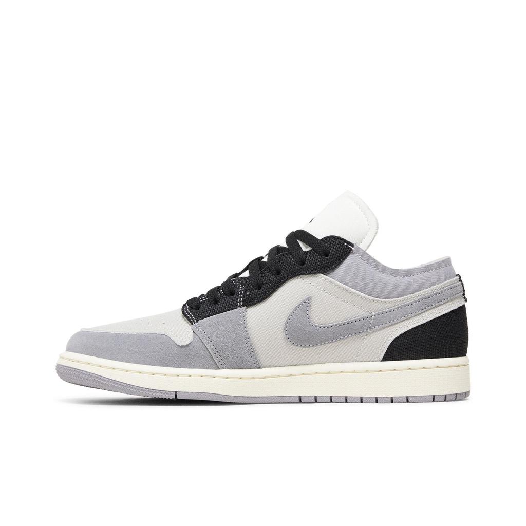 Air Jordan 1 Low SE Craft 'Inside Out - Cement Grey' (Unisex) Tech Grey / Black / Cement Grey / Sail Vintage Basketball Shoes DZ4135 002