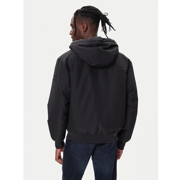 Winter Jacket BOSS Osis1 50547099, Black, Loose Fit