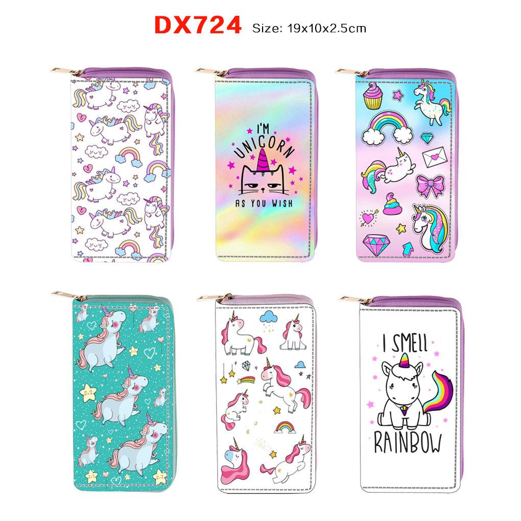 New unicorn long zipper wallet, wallet.
