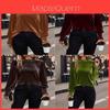 Tshirt Casual Long Sleeve Pullover With Spliced Design For Daily Wear