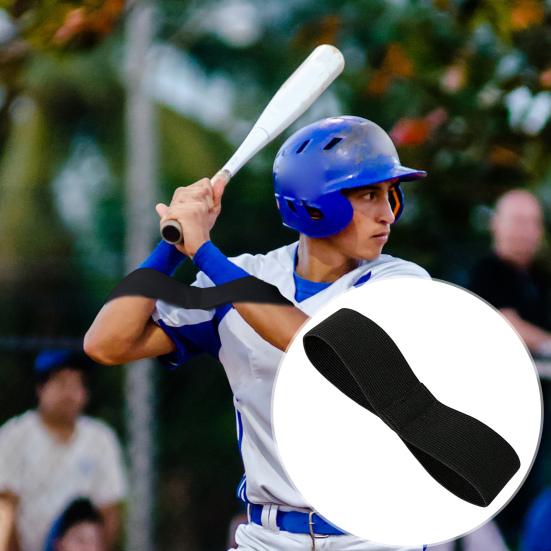 Baseball Swing Trainer Band High Elastic Wear Resistant Soft Widened Design Softball Baseball Swing Training Band Accessory