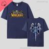 World of Warcraft T-Shirt Hiphop Spiel Gedrucktes T-Shirt Oberteil Locker Komfort Kleidung Sommer Unisex Heißer Verkauf T-Shirts 100% Baumwolle