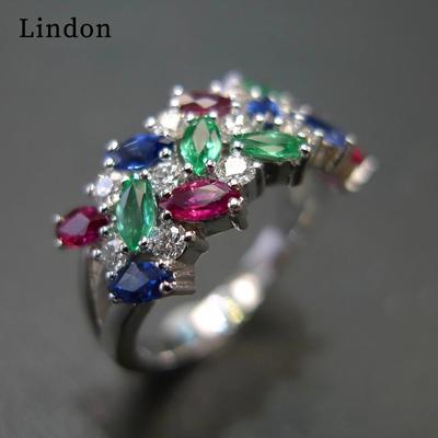 Lindon Classic Δαχτυλίδι Ζιργκόν από Κράμα Χαλκού Γυναικεία Κοσμήματα Δώρο Γάμου υπόσχεσης