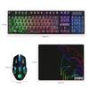 Pack 3 en 1 - EMPIRE GAMING - Armor RF800 - Clavier Souris sans Fil RGB - Tapis Antidérapant - 2.4 GHz