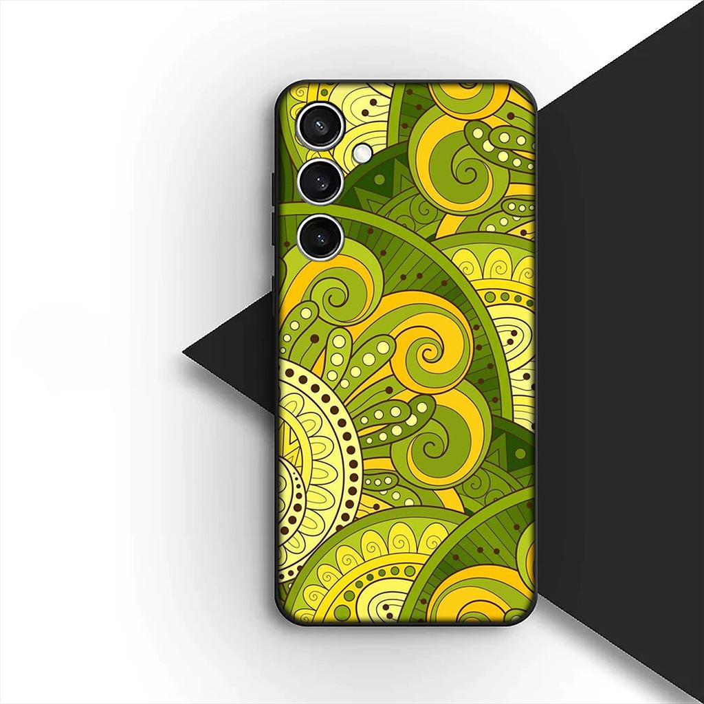 Cover for Xiaomi Redmi Note 12 11 10 A3 Pro 10A 10C 12C Note12 5G 4G Casing Phone Case Floral Paisley Mandala flower texture