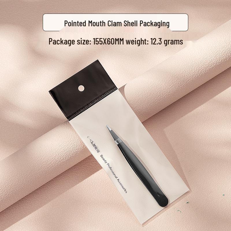 Stainless Steel 96-Piece Eyebrow & Beard Tweezers Set with Double Eyelid Stickers