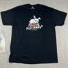 Vintage Monty Python Killer Rabbit JINX T-Shirt Herren Größe L Schwarz Weglaufen Horror Unisex T-Shirt