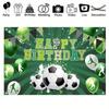 Fotbalová narozeninová párty pozadí pro kluky děti zelené pozadí fotbal fotbalové téma narozeninová párty dekorace rekvizity do fotokoutku
