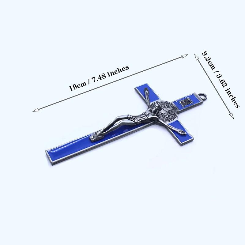 Metalllegierung Kreuz Jesu Glaube Mode Dekoration Zubehör Tragbar Langlebig Zuhause Festliche Dekorative Eigenschaften Retro Geschenk