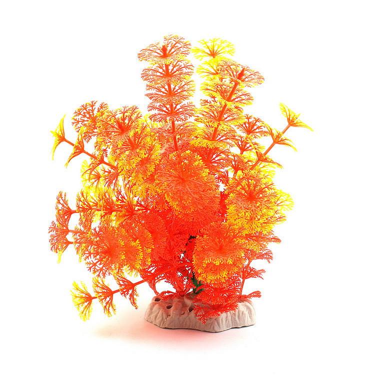 Shantou Artificial Water Plants and Rockery Decorations for Fish Tanks – Assorted Styles of Mini Coconut Trees and Ornaments