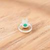 Green Onyx Gemstone 925 Sterling Silver Handcrafted Jewelry Ring Gift For Mother RR-58-22