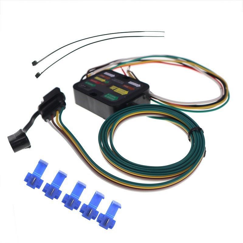 4-Pin Trailer Socket To 3-to-2 Taillight Converter Wiring Harness (Model 56190)