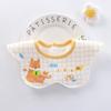Custom A-grade Cotton Waterproof Baby Bibs - Super Soft & Absorbent Newborn Eating & Drool Protection