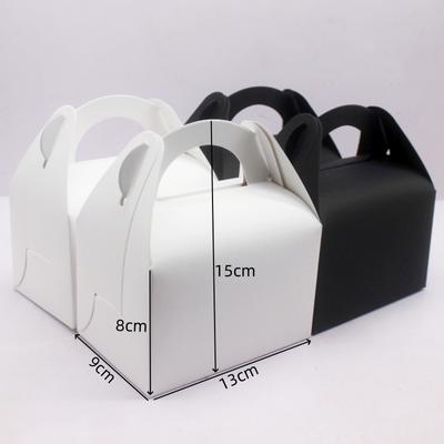 10pcs Homemade Blank Paper Gift Box. Black and White Candy/wedding Gift Display Packaging Box.