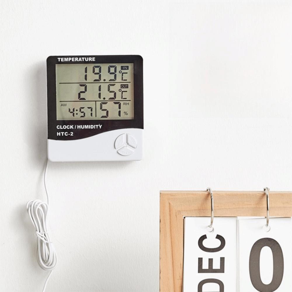 Electronic Digital Thermometer Hygrometer Hanging Dual Temp Digital Humidity Monitor Home