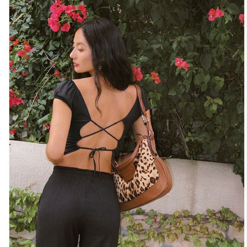 

Sexy Fashion after Beauty Back Cross Wear Sports Bra Black S