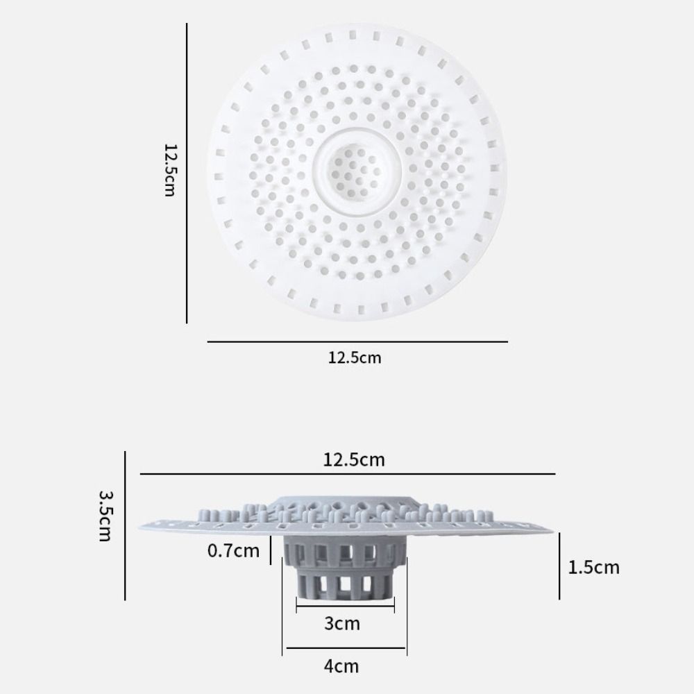 2pcs Anti-blocking Sink Strainer Round Shape Floor Drain Waste Catcher Drain Filter  Kitchen