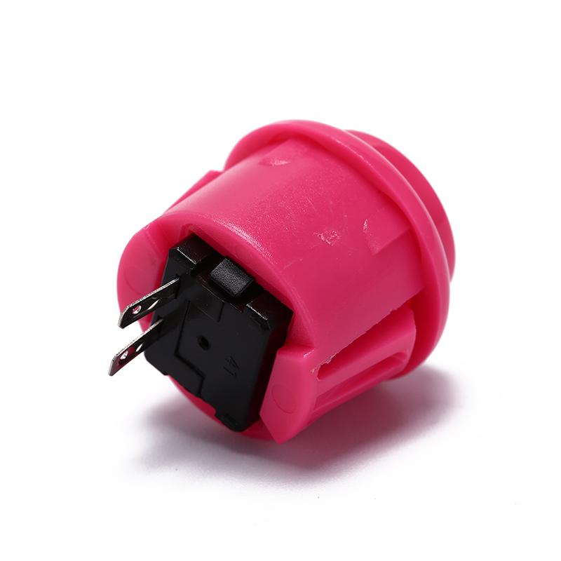 

10Pcs 24Mm Push Buttons Replace For Arcade Button Games Parts Of 7 Colors білий