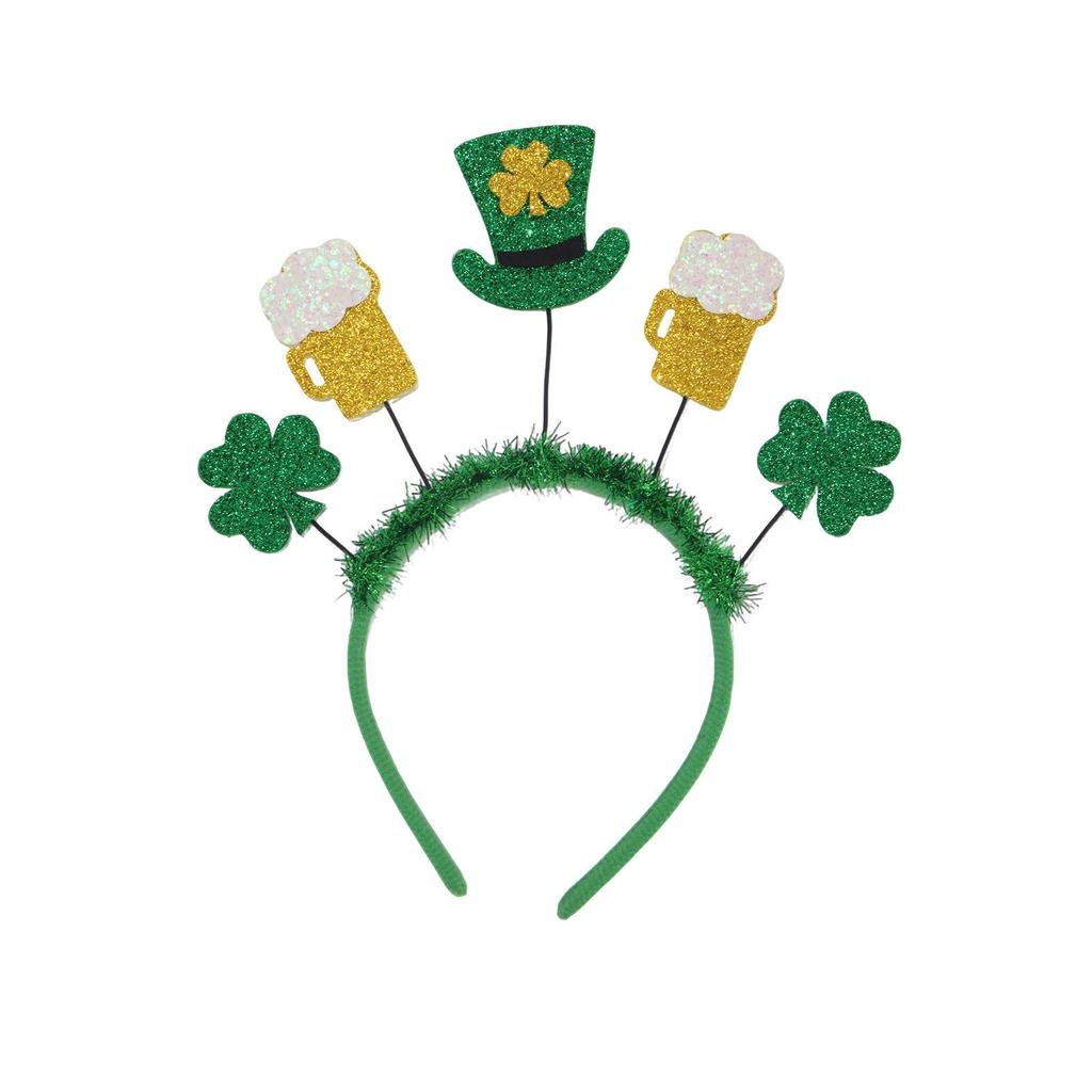 St. Patrick's Day Shamrock Headband for Irish Party Celebrations
