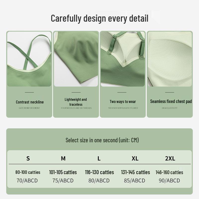 Damen Floral Yoga Sport-BH - Verstellbare dünne Träger für Pilates, Laufen und Fitness