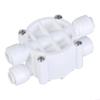 1/4" Tube 4 Way Port Auto Shut Off Valves Quick-Connection Water Systems 1/4" Automatic Shut Off Valves for Reverse Osmoses