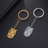Dreamtimes 2026 Tiger Pendant Keychain Fashion Punk Stainless Steel Men's Animal Head Accessories Gift