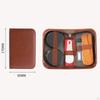 Leather Shoe Shine Kit Travel Shoehorn with Bag Polishing Cloths Polish