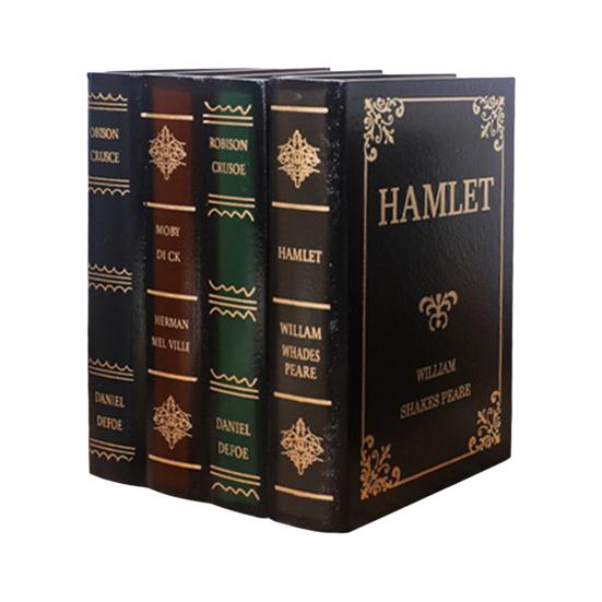 Dekoratives Bücherregal-Zubehör, Dekorationen aus falschen Büchern, Klappdeckel mit Hohlraum-Stauraum, Vintage-Dekor-Stil-Box, für Couchtisch, Auslage