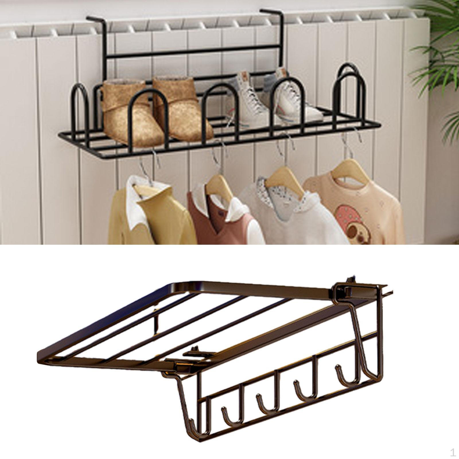 

Обігрівач Радіатор Сушарка для Одягу Легко Встановити Складна з Гачком Практичний Простір Medium