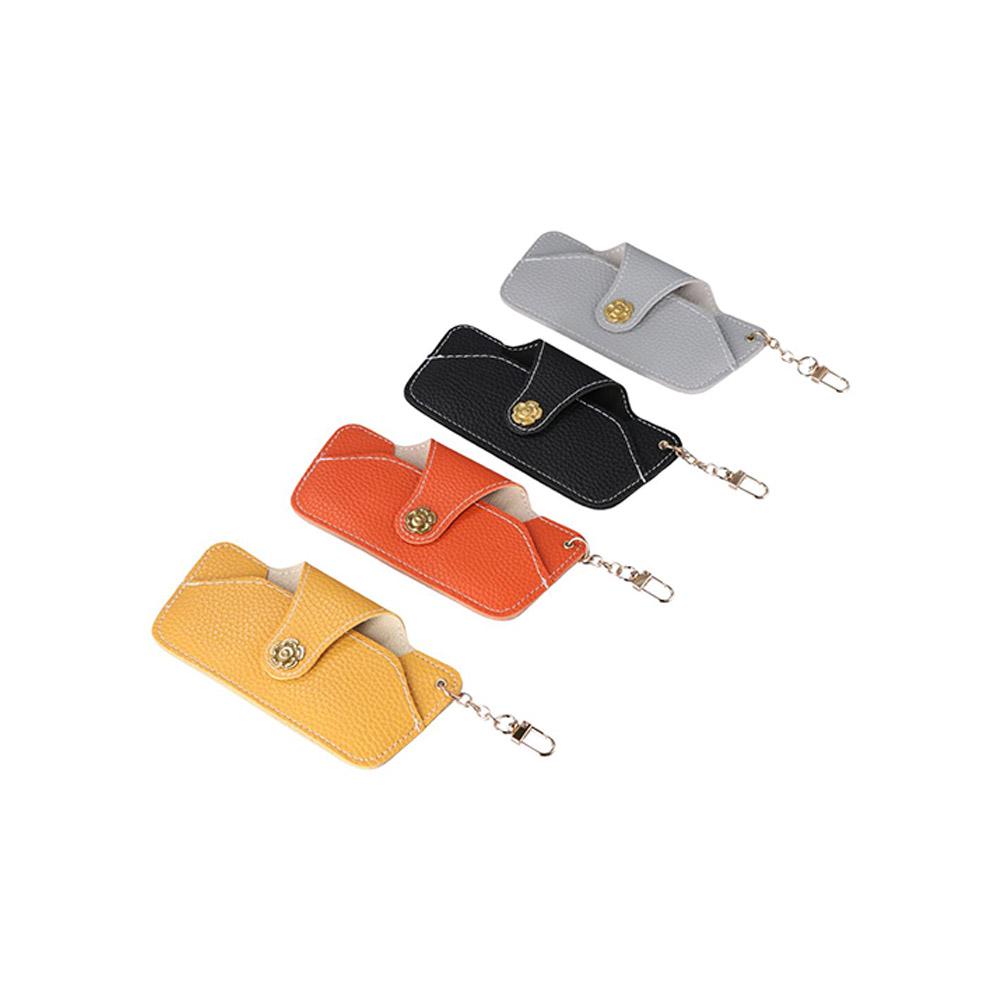 Container PU Leather Sunglasses Bag Eyewear Holder Eyeglasses Protective Box Camellia Glasses Case