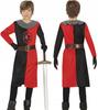 Costume Red Knight Warrior Middle Ages Carnival Ball 3-4 Years