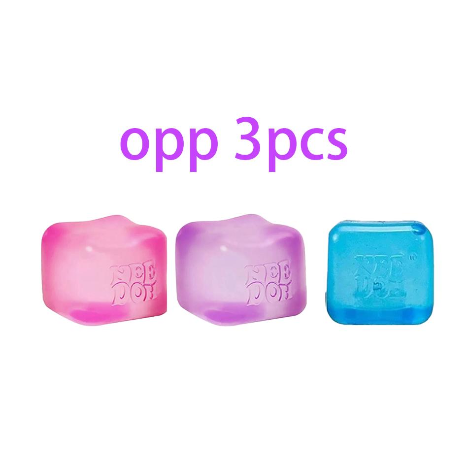 Neeboh Nice Cube Sensory Stress Reliever Squishy Toy Fidget Tool For Anxiety & Focus Desk Sensory Cube For Adults & Kids