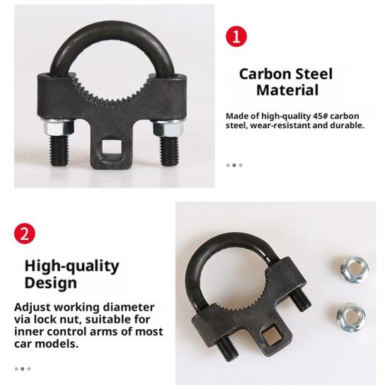 3/8 Inch Chassis Removal Tool for Standard Tie Rods Easy Install And Removal No Outer Tie Rod Pull Lightweight Portable Carbon Steel Auto Repair Tool