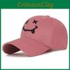 Polyester Embroidered Expression Baseball Hat With Sun Protection For Men Women Outdoor Activities