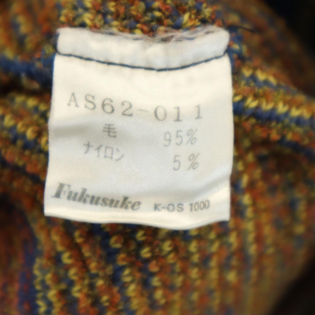 Yves Saint Laurent 90s Old Fair Isle Pattern Long Sleeve Sweater L Knit Men's Used