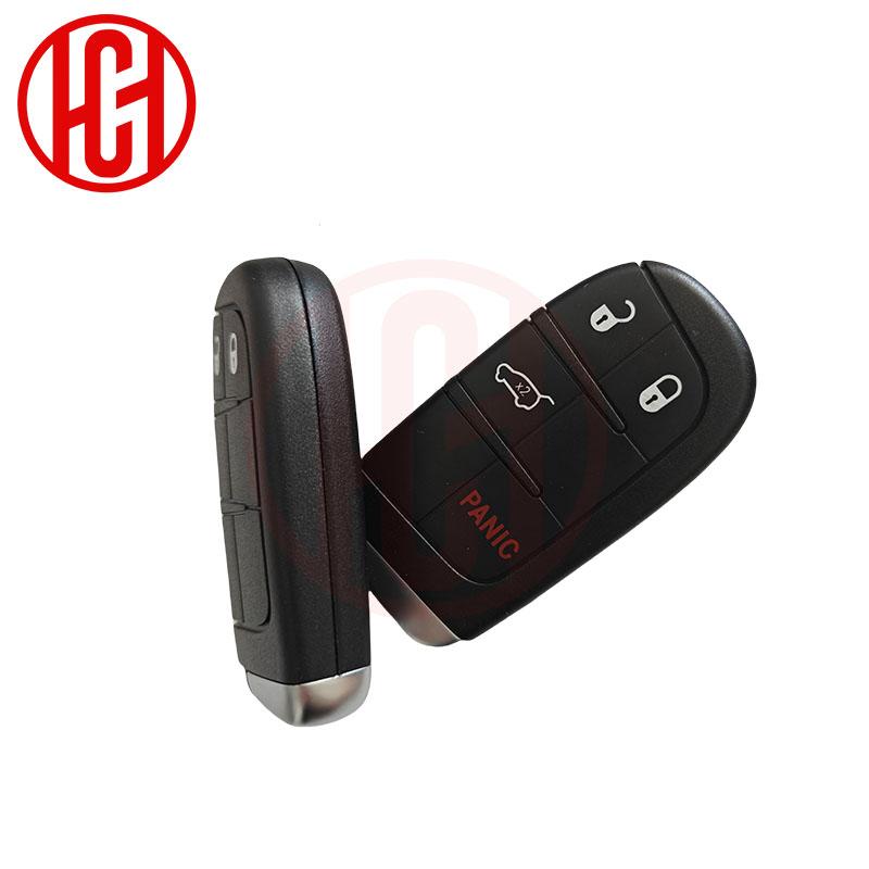 Car Smart Key Case Shell For Jeep Cherokee Dodge Ram 1500 Journey Charger Dart Challenger Durango Chrysler 300 CY24 Blade