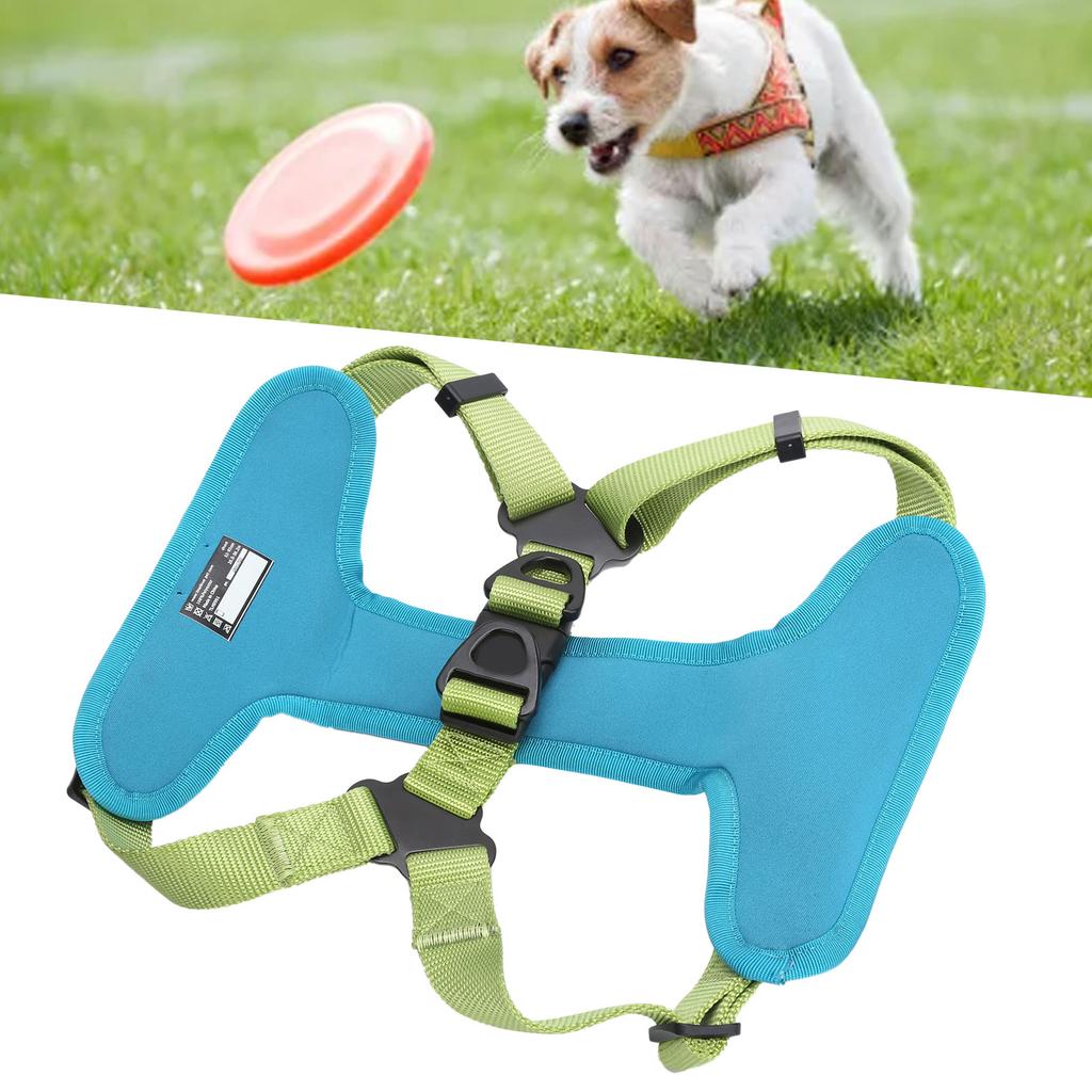 AntiLost Dog Vest Harness NoPull Pet Breathable and Adjustable Vest Harness Green