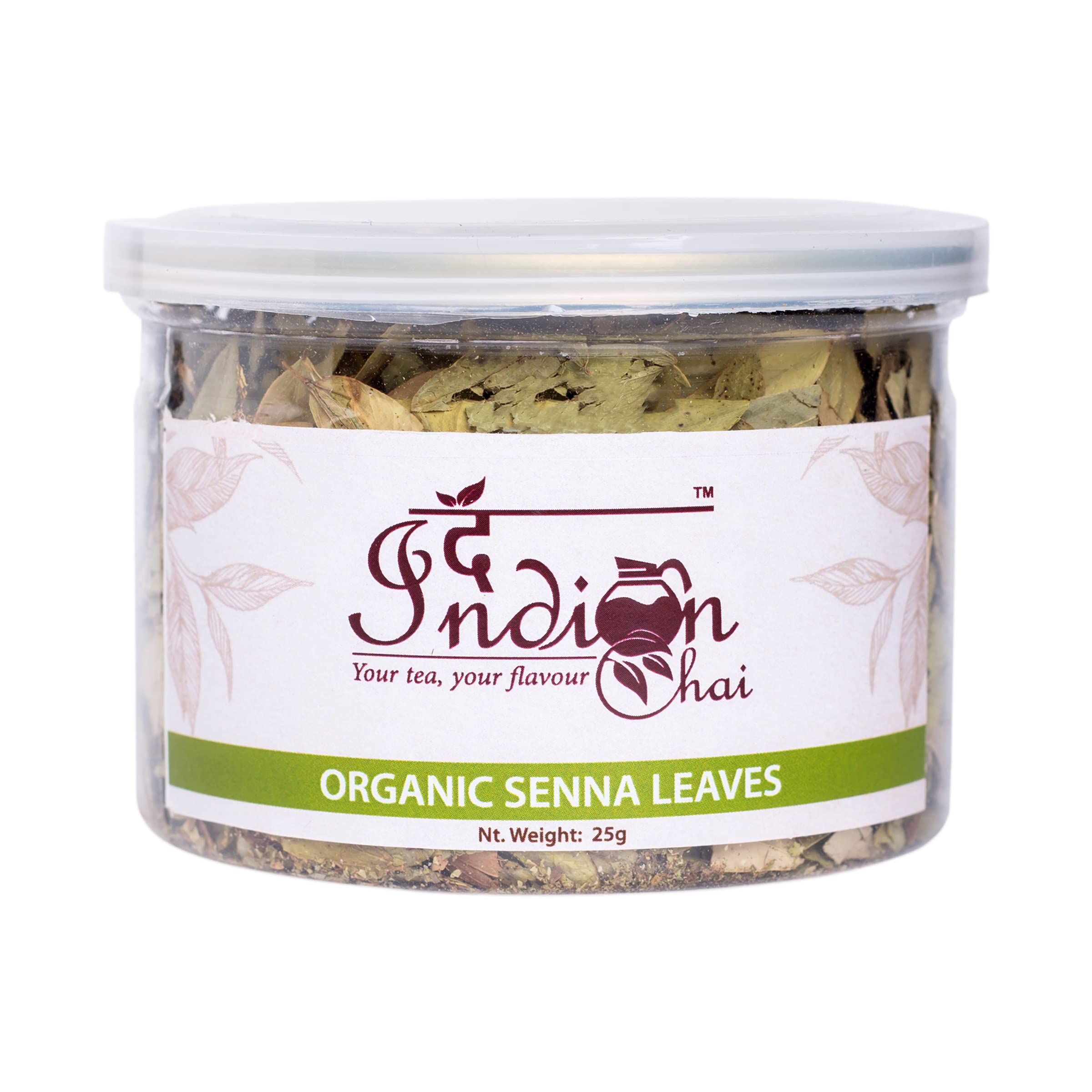 

The Indian Chai - Organic Senna Tea 25g ||Supports Digestion & Bloating || Helps with Detox & Constipation || Supports Liver Function || Cas