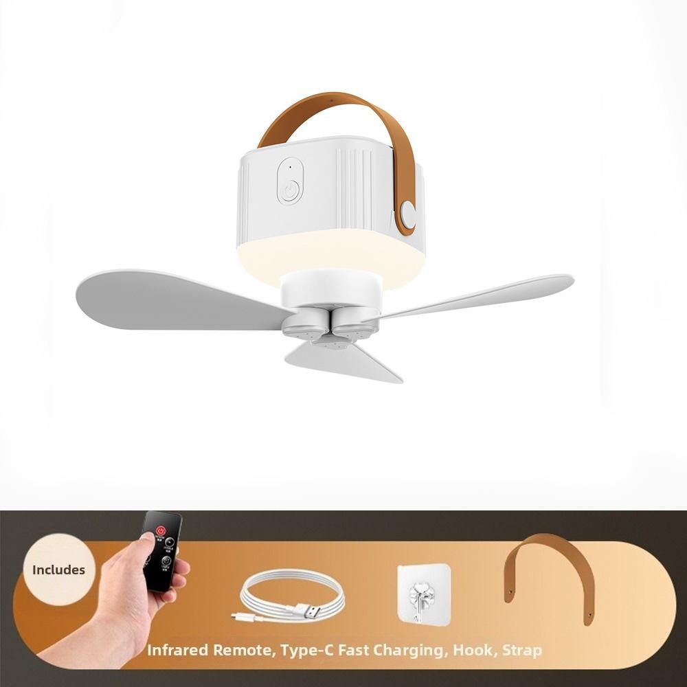 

Rechargeable Ceiling Fan Light Remote Control 3 Speed Settings Hanging Fan Light LED Lighting with Remote Control белый
